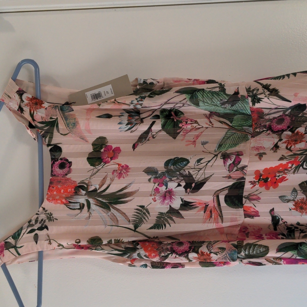 NWT Banana Republic pink floral dress